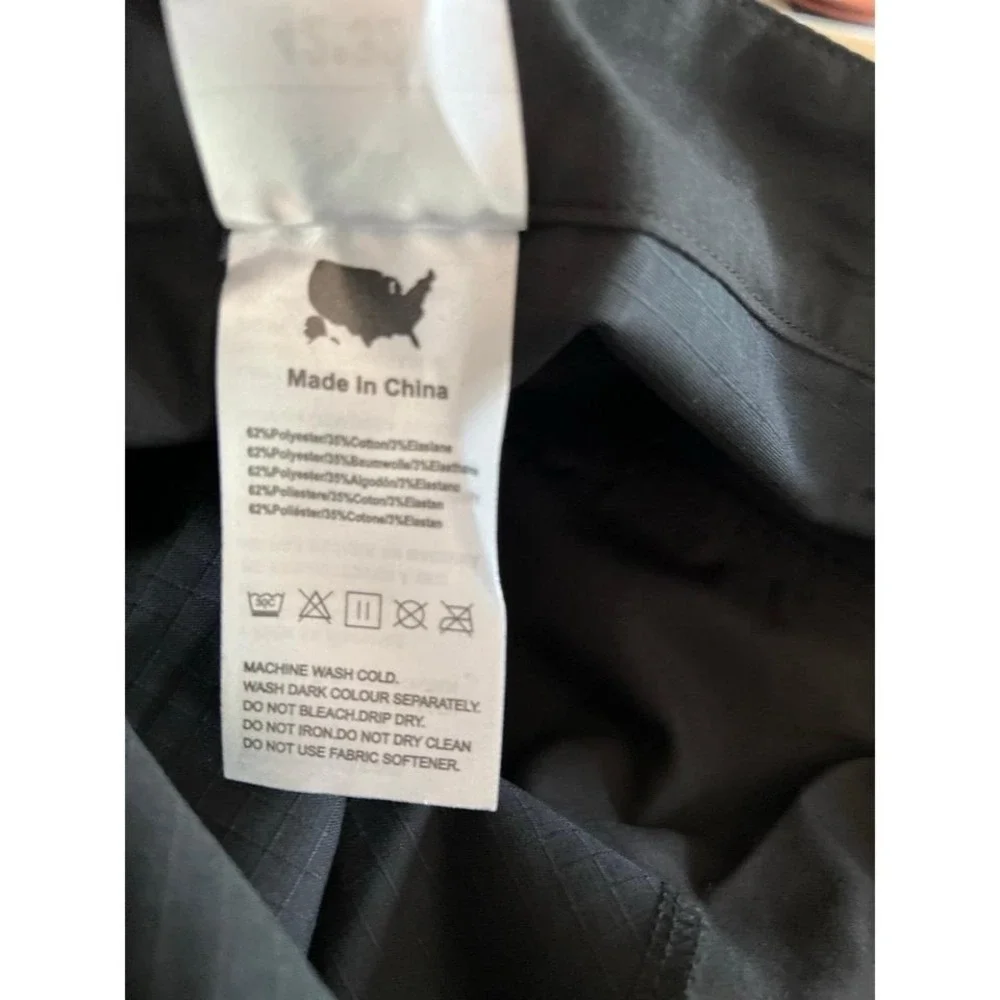 Hiwise Black Tactical Cargo Pants 42W 32L NWT
